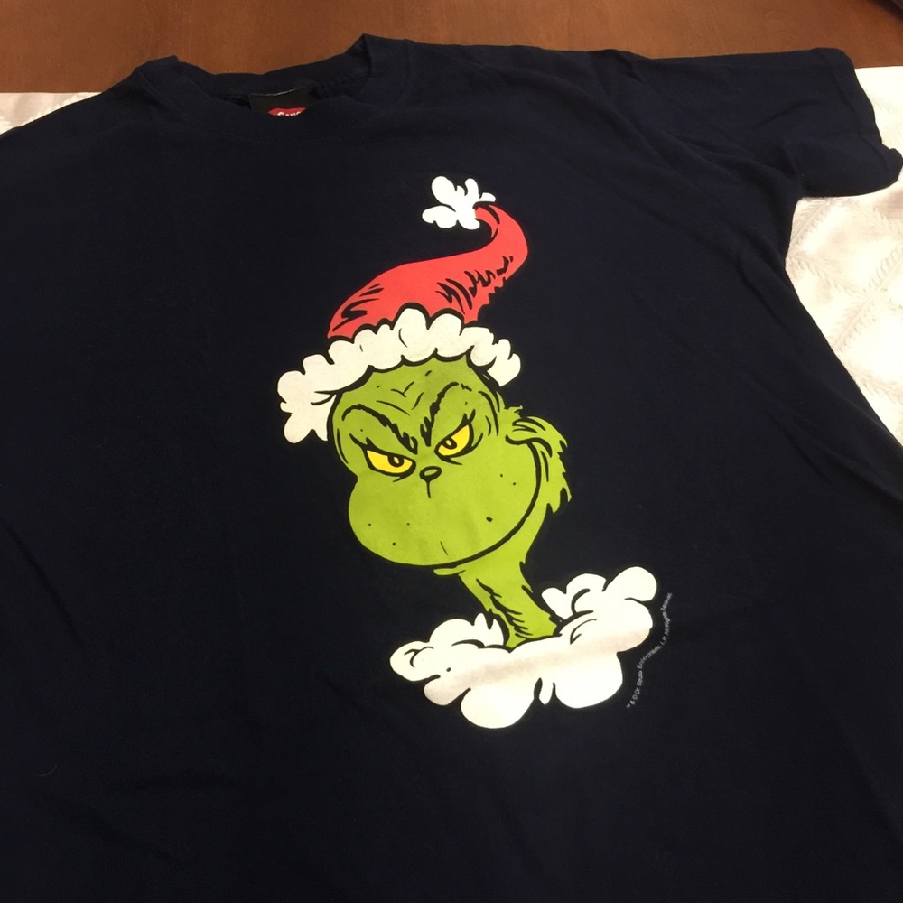 Grinch Christmas T-shirt men's medium Dr. Seuss
